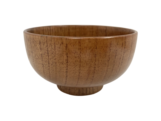 Turned Wood Tea Bowl Form Vessel  After Bob Stockdale
