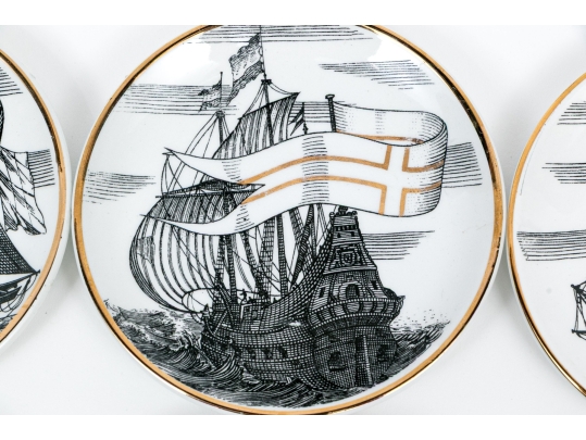 Set Of Six Vintage Fornasetti 