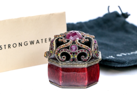 Jay Strongwater Small Octagonal Trinket Box