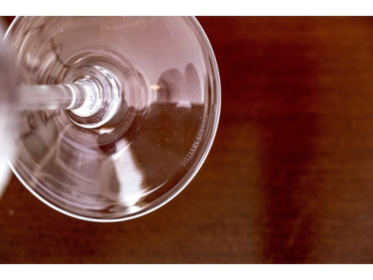 Collection Of Twenty-Three Williams-Sonoma White Wine Goblets, Of Differing Heights