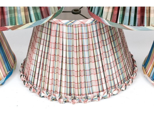 Collection Of Five Quality Fabric Lampshades
