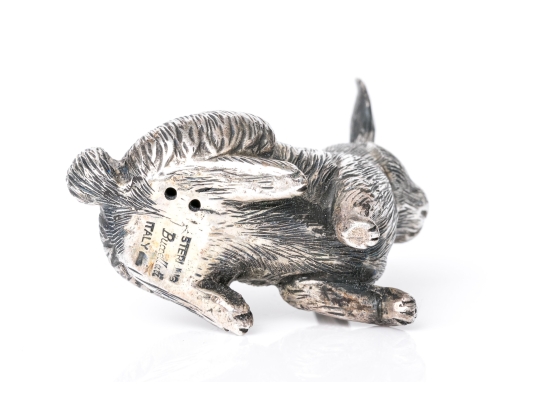 Buccellati Sterling Silver Miniature Darling Sitting Bunny Rabbit, Retail $650