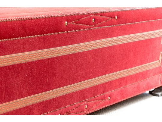 Custom Upholstered Footed Bench