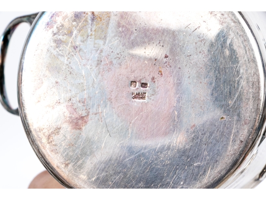 Two Fine Vintage Silverplate Monteith Bowls