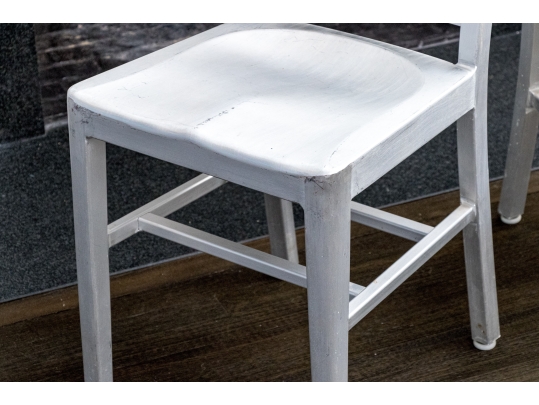 Pair Of Aluminum Side Chairs