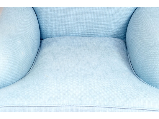 Upholstered Club Chair With Apron