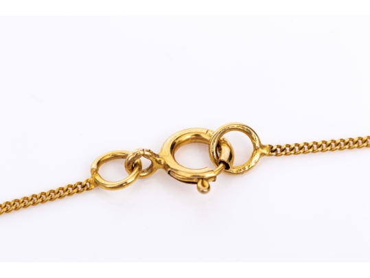 9k Yellow Gold Fine Curb Link Chain