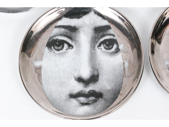 Set Of Five Italian, Fornasetti Ceramic Nut Plates