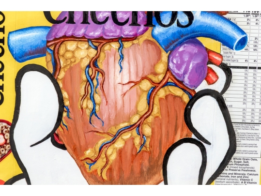 Paul Torgus (American [IL], B. 1968) “I Love You” Mixed Media, 2021