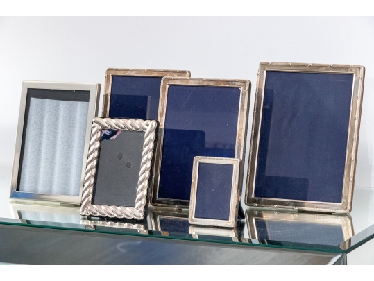 Group Of Sterling And Silvered Picture Frames