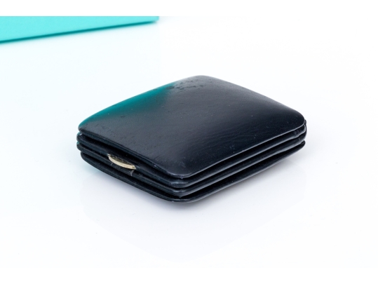 Tiffany & Co. Vintage Angelus 8 Day Leather Cases Travel Alarm Clock