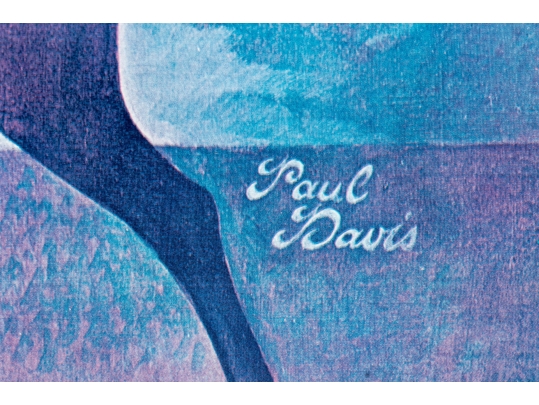 After Paul Davis Framed Vintage Horse Show Poster, Hamptons Classic 1978 