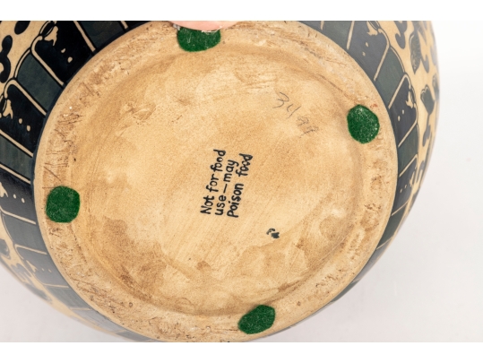 Decorative Asian-Style Ceramic Vase