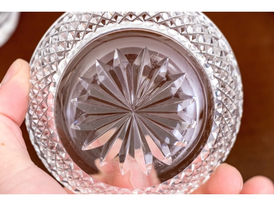 Group Of Five Waterford Cut Crystal Table Wares