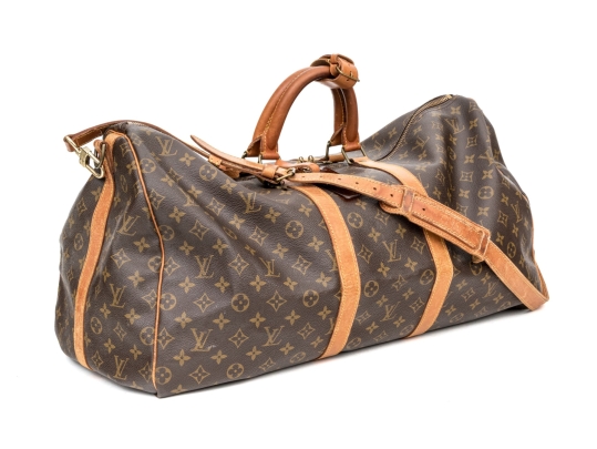 Louis Vuitton Vintage Brown Monogram Leather And Coated Canvas 