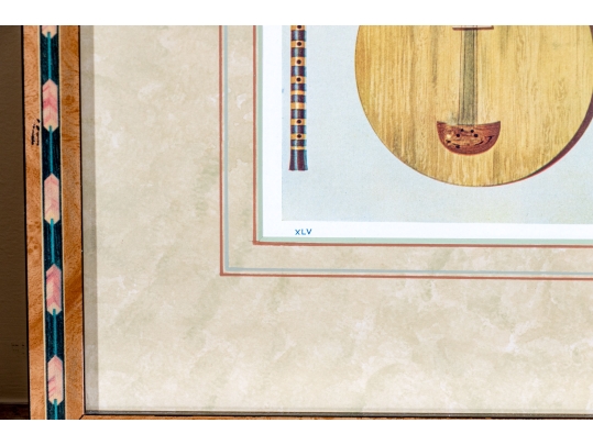Set Of Eight Decorative Prints Of Instruments