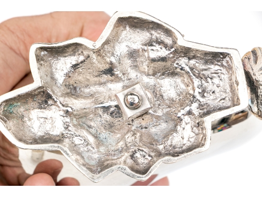 Antique English Silverplate Nautilus Spoon Warmer 
