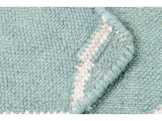 Hand Woven Wool Abstract Carpet, 8' X 5'-1