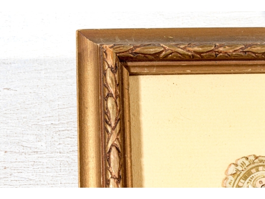 Antique Framed Color Candy Box Label, Kreischer's Candies, Sweeten Sport