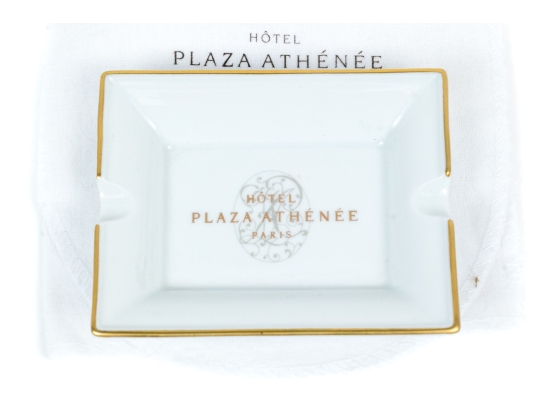 Vintage Royal Limoges Porcelain Hotel Plaza Athenee Paris Ashtray