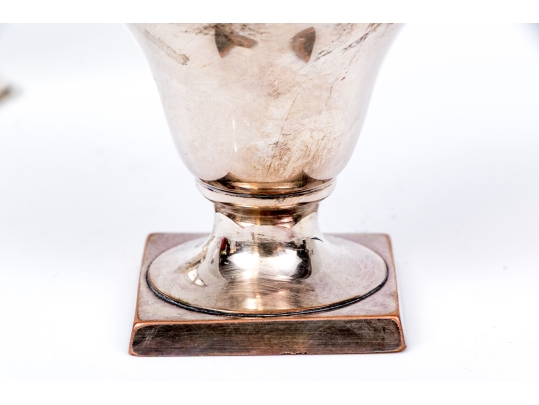 Collection Of Six Assorted Silver Plated And Crystal Table Wares