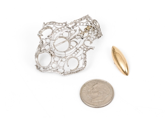 Scrap Lot 14K And Platinum