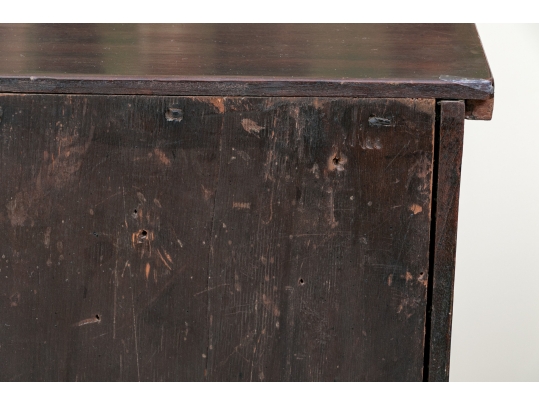 Antique Mahogany Bowfront Chest Of Drawers