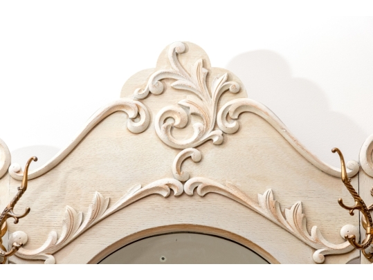 Victorian Style Hall Tree Storage Bench