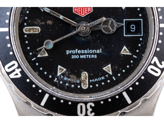 Tag Heuer 27MM Steel 973.008, Black Dial On Bracelet 
