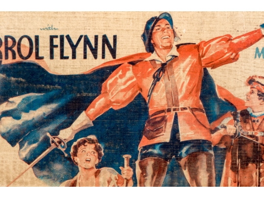 Collection Of Seven 1930's Stamford Theatre Movie Posters And  A 1953 Movie Poster