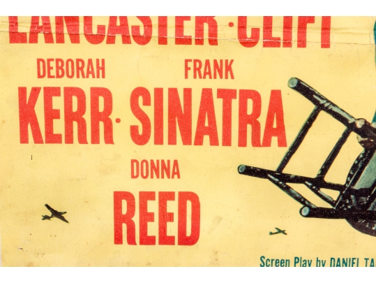 Collection Of Seven 1930's Stamford Theatre Movie Posters And  A 1953 Movie Poster