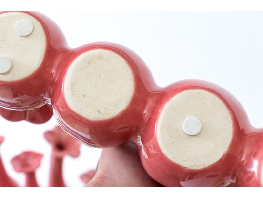 Collection Of Twelve Ceramic Floral Form Bud Vases