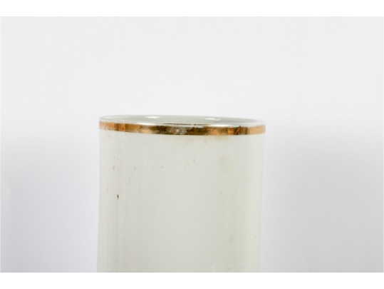 20th Century Chinese Porcelain Hat Stand With Landscape Scene