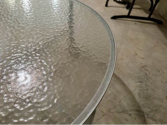 Low Glass Top Coffee Table