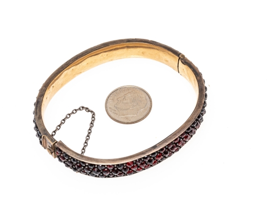 Collection Of Victorian Mourning Jewelry, Gold Filled And 9K