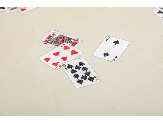 Buying & Design Hand Painted Custom Italian Card Table (TABLE ONLY)