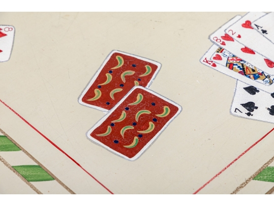 Buying & Design Hand Painted Custom Italian Card Table (TABLE ONLY)