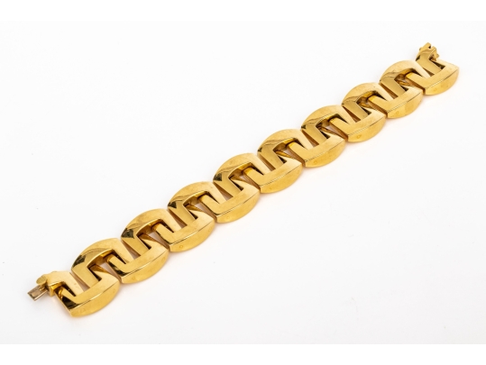 18k Yellow Gold Striking Chunky Opposing 