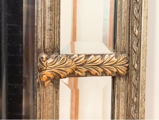 Uttermost Monumental Neoclassical Style Ornately Framed Hall Mirror