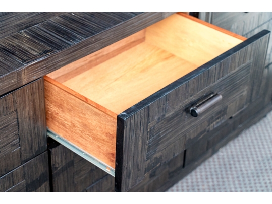Quality Rustic Nine Drawer Chest