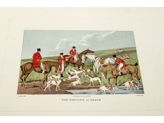 Collection Of A Variety Of Watercolors With Willi Hartung And Two Color Prints 