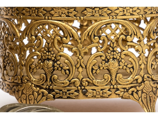 Collection Of Fashion And Limoge Brooches, Necklace And Two Jewelry Boxes