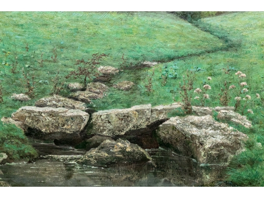 Austin Signed Oil On Canvas Painting, Landscape, '81