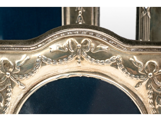 Three Sterling Silver Mounted Picture Frames