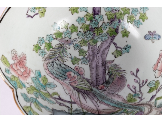 Chinese Macau Famille Rose Porcelain Bowl