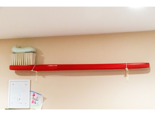 Decorative Novelty Oversized Toothbrush With Toothpaste