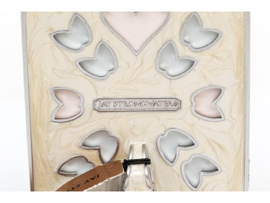 Jay Strongwater Enamel Heart Frame 