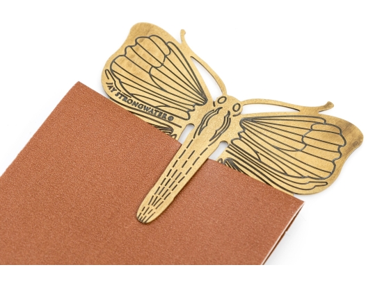 Jay Strongwater Butterfly Motif Key Chain And Bookmark