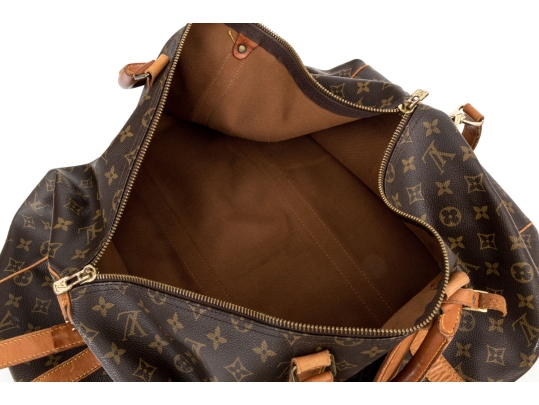 Louis Vuitton Vintage Brown Monogram Leather And Coated Canvas 