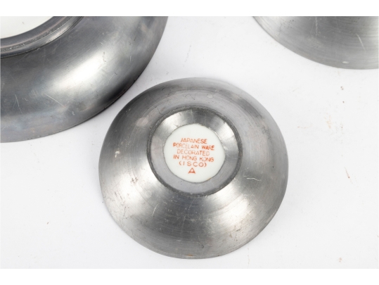 Collection Of Japanese Porcelain Bowls Decorated In Hong Kong